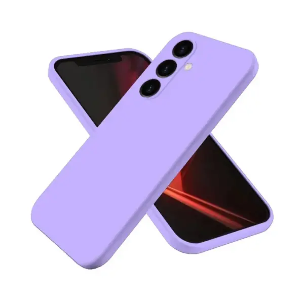 TechWave Soft Silicone case for Samsung Galaxy S23 FE lilac