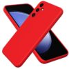 TechWave Soft Silicone case for Samsung Galaxy S24 FE red