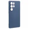 TechWave Soft Silicone case for Samsung Galaxy S25 Ultra navy blue