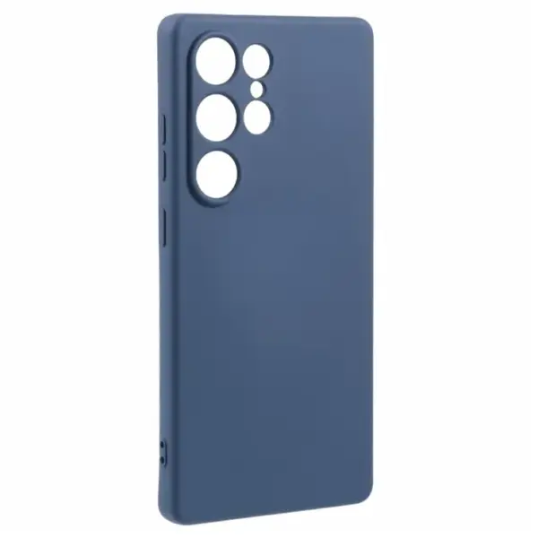 TechWave Soft Silicone case for Samsung Galaxy S25 Ultra navy blue