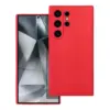 TechWave Soft Silicone case for Samsung Galaxy S25 Ultra red