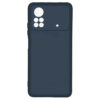 TechWave Soft Silicone case for Xiaomi Poco X4 Pro 5G navy blue