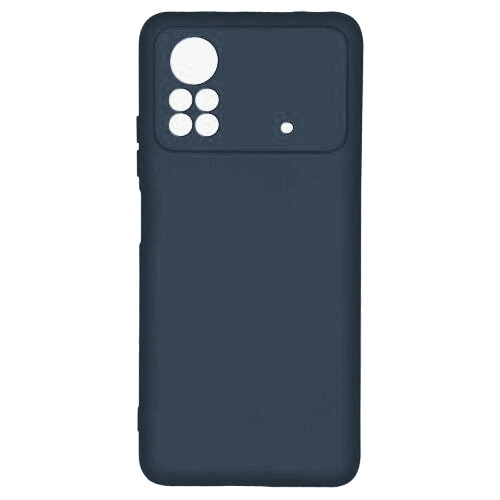 TechWave Soft Silicone case for Xiaomi Poco X4 Pro 5G navy blue