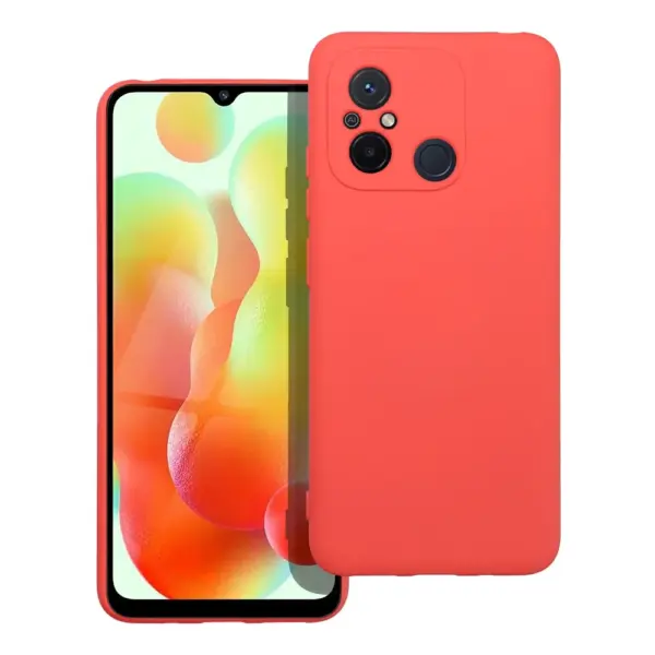 TechWave Soft Silicone case for Xiaomi Redmi 12C peach