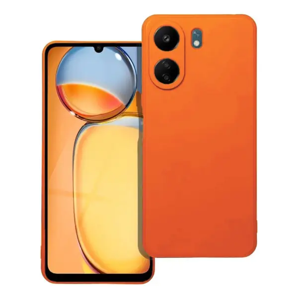 TechWave Soft Silicone case for Xiaomi Redmi 13C orange