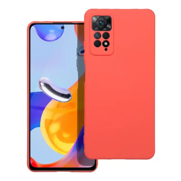 TechWave Soft Silicone case for Xiaomi Redmi Note 11 Pro / 11 Pro 5G red