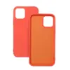 TechWave Soft Silicone case for iPhone 16 Pro peach