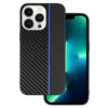 TechWave Stripe Carbon case for iPhone 13 Pro Max black - blue
