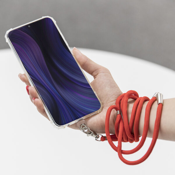 TechWave universal neck strap for mobile phones/tablets violet