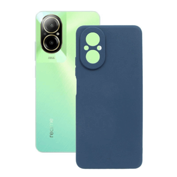 Techwave Matt case for Realme C67 4G navy blue