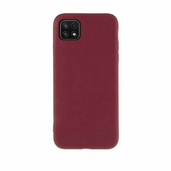 Techwave Matt case for Samsung Galaxy A22 5G burgundy