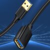 Ugreen cable extension cable USB 3.0 (female) - USB 3.0 (male) adapter 1m black (10368)