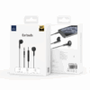 WIWU EB312 ενσύρματα ακουστικά jack 3,5mm μαύρα