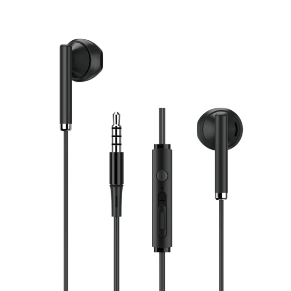 WIWU EB312 ενσύρματα ακουστικά jack 3,5mm μαύρα