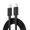 WIWU Wi-U001 φορτιστής ταξιδιού PD 20W 1x USB-C μαύρο + καλώδιο USB-C - USB-C