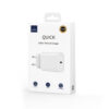 WIWU Wi-U001 φορτιστής ταξιδιού PD 20W USB-C, λευκό