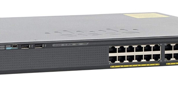 CISCO used Switch Catalyst WS-C2960X-24PS-L, 24x 10/100/1000 POE+
