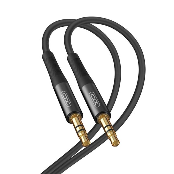 XO NB-R175B καλώδιο ήχου jack 3,5mm - jack 3,5mm 2m μαύρο