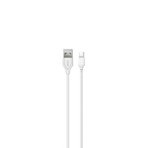 XO NB200 καλώδιο USB σε USB-C, 1m, 2.1A, μαύρο
