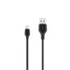 XO NB103 καλώδιο φόρτισης-δεδομένων USB - Lightning 2,1A 2μ μαύρο