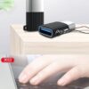 XO NB149-F αντάπτορας USB - USB-C black OTG