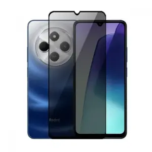 TechWave 5D Full Glue Privacy Tempered Glass for Xiaomi Redmi Note 13 4G / 5G black