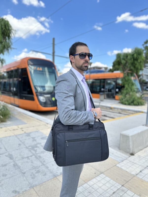 Υφασμάτινος Χαρτοφύλακας Taygeer 17,3'' laptop 32L 1084 μαύρο