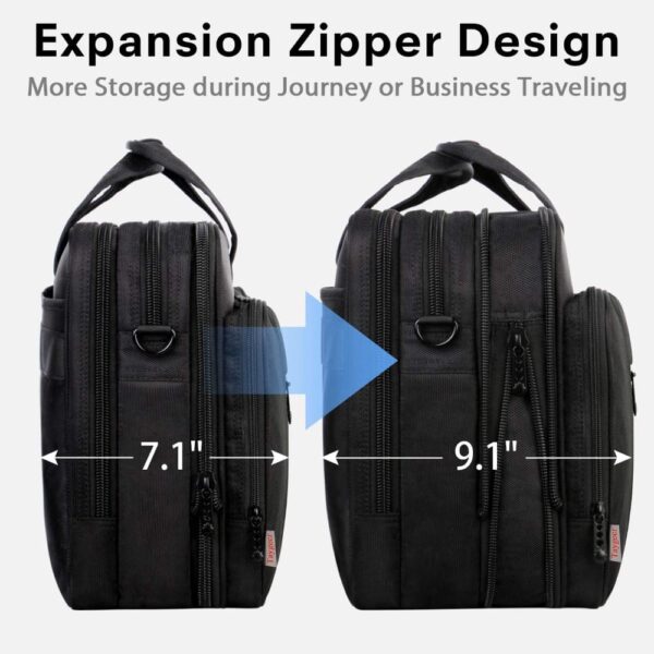 Υφασμάτινος Χαρτοφύλακας Taygeer 17,3'' laptop 32L 1084 μαύρο