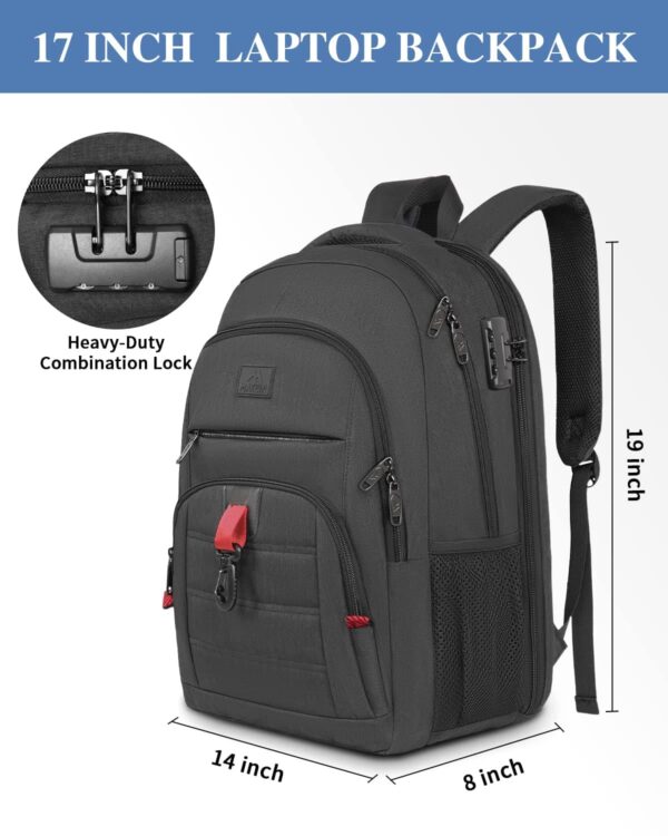 Σακίδιο πλάτης 30L Laptop 17,3” Matein 1425 μαύρο