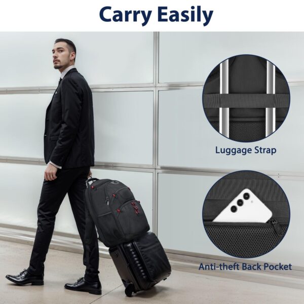 Σακίδιο πλάτης Travel Usb 40L Laptop 17,3” Matein 1714 μαύρο