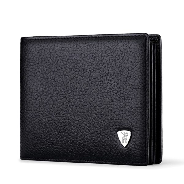 Δερμάτινο Ανδρικό πορτοφόλι William Polo 213  black