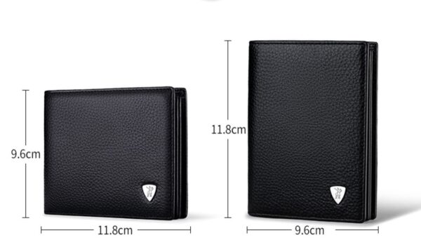 Δερμάτινο Ανδρικό πορτοφόλι William Polo 213  black