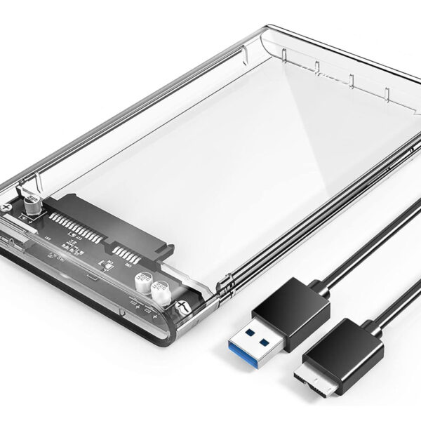 ORICO θήκη για 2.5" SATA HDD/SSD 2139U3, 5Gbps, διάφανη