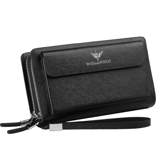 Δερμάτινο Ανδρικό πορτοφόλι William Polo 312 black