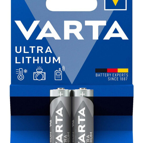 VARTA μπαταρίες λιθίου Ultra, AA, 1.5V, 2τμχ