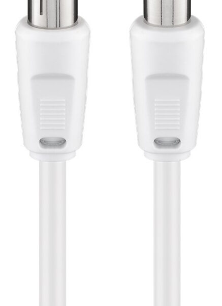 GOOBAY καλώδιο κεραίας αρσενικό σε θηλυκό 50125, <70 dB, CCS, 20m, λευκό