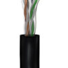 GOOBAY καλώδιο δικτύου 57293, CAT 6 U/UTP, CCA, έως 50m, 100m, μαύρο