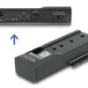 DELOCK docking station για M.2 NVMe/SATA ή 2.5"/3.5" SSD/HDD 64253, 10Gbps, μαύρο