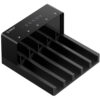 ORICO docking station για 2.5" ή 3.5" SATA HDD/SSD 6558US3-C, 5 θέσεων, 5Gbps, clone function, μαύρο