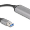 DELOCK αντάπτορας δικτύου 81571, USB, 5Gbps Ethernet, ασημί