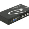 DELOCK VGA switch 87635, 4 σε 1, 1080p, bidirectional, μαύρο