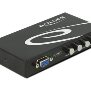 POWERTECH VGA splitter CAB-G014, 2 σε 1, HD, 0.2m, μαύρο