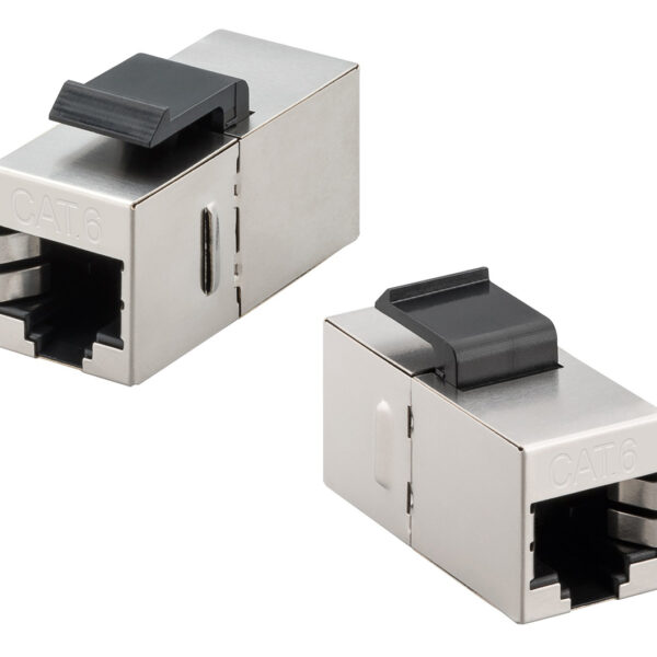 GOOBAY Keystone module RJ45 96100, CAT 6 STP, ασημί