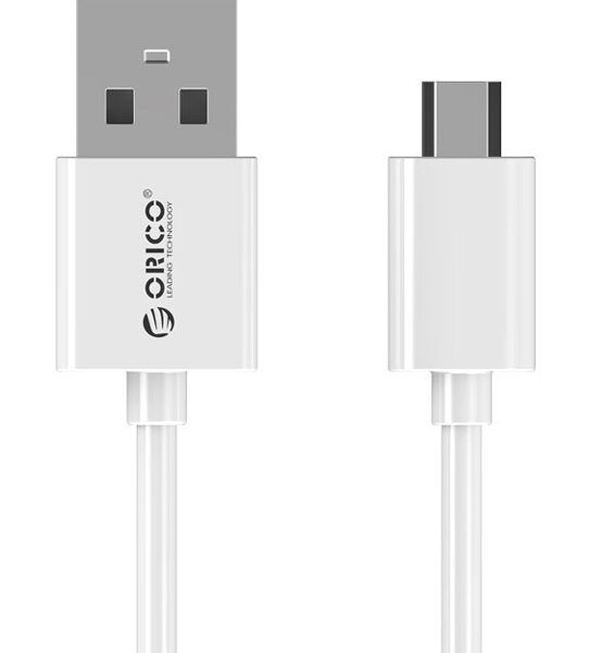 ORICO καλώδιο micro USB σε USB ADC-05, 3A, 480Mbps, 0.5m, λευκό
