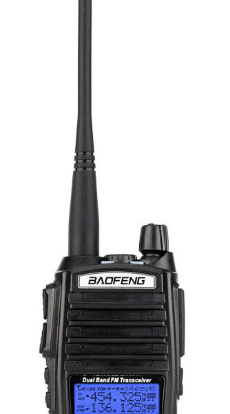 BAOFENG ασύρματος πομποδέκτης UV-82, VHF/UHF, 8W, μαύρος