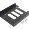POWERTECH tray 3.5" για 2.5" HDD/SSD BRAT-003, μεταλλικό, μαύρο, 2τμχ