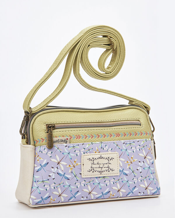 Sweet Candy Γυναικεία Τσάντα Ώμου με Φρέσκο Λεβάντα Design και Άνοιξη – Lavender Walk