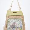 Sweet Candy Γυναικείο Backpack με Μοτίβο Λεβάντα & Πρακτική Θήκη – Lavender Walk
