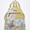 Sweet Candy Γυναικείο Backpack με Ρομαντικό Κορίτσι & Ανθοσυνθέσεις – Vintage Story