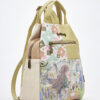Sweet Candy Γυναικείο Backpack με Ρομαντικό Κορίτσι & Ανθοσυνθέσεις – Vintage Story